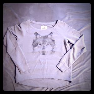 Hollister wolf sweatshirt